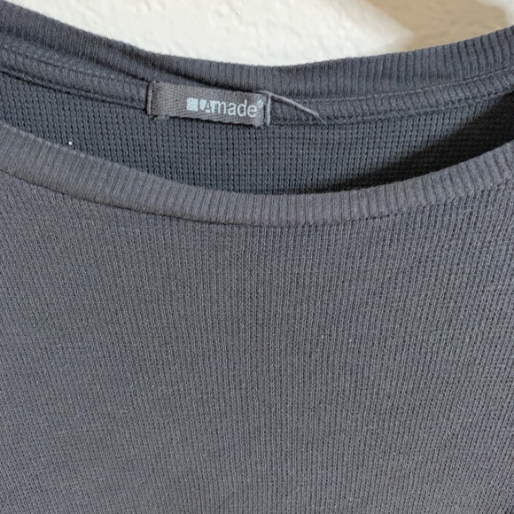 LA Made Long Sleeve Top, Black S - Picture 2 of 7